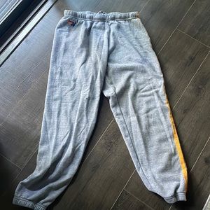 Aviator nation xl sweat pants grey